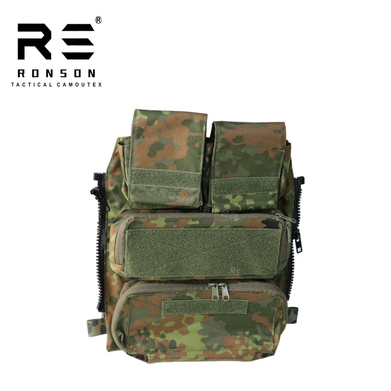 Mochila táctica portaequipajes con cremallera, placa de bolsa para todo terreno, Camuflaje alemán para chaleco JPC2.0 AVS - imagen 4