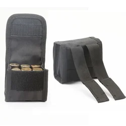Soporte táctico de 6 balas, bolsa de munición Molle, soporte para balas, Rifle calibre 12/20, cartucho para escopeta, paquete de caza y tiro