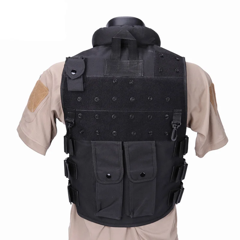 Chaleco táctico Molle para adultos y niños, chaqueta de campo para hombres, uniforme de armadura de combate de equipo Airsoft, policía, aplicación de la ley - imagen 3