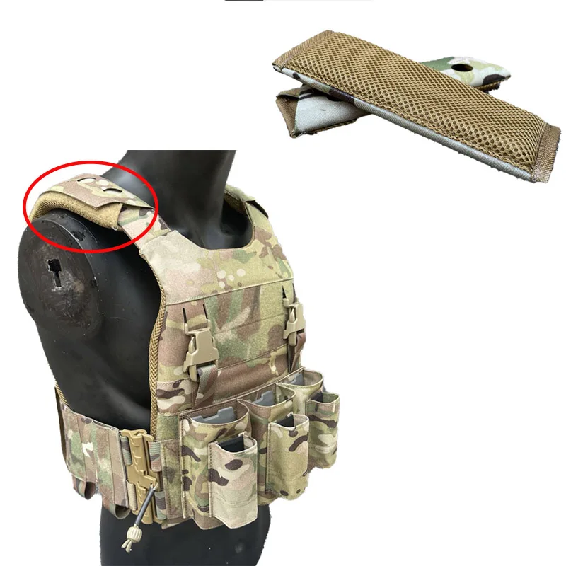 Mochila táctica para LV119 FCSK FCPC, accesorios para chaleco, paquete de almohadillas de amortiguación externa, hombrera - imagen 2