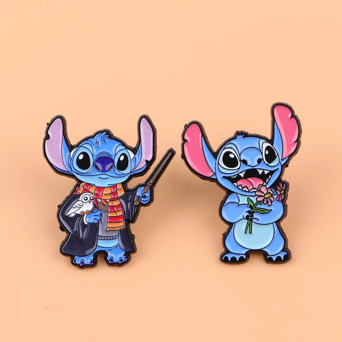 3 unids/set lindo monstruo esmalte Pins dibujos animados Anime broches Metal solapa Pin insignia mochila accesorios joyería regalos para niños - imagen 4