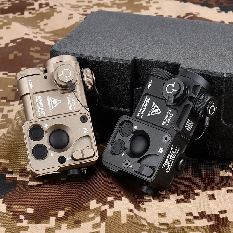 WADSN-Perst-4 de Metal P4 IR versión, punto rojo, verde, azul, indicador de puntería, luz estroboscópica, energía de explorador, óptica de caza, compatible con riel de 20mm - imagen 4