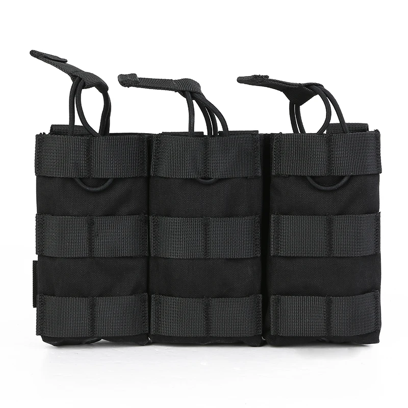 Emersongear táctico 5,56 223 Modular Triple abierto bolsa para revistas Mag bolsa soporte Airsoft caza al aire libre Nylon EM6355 - imagen 2