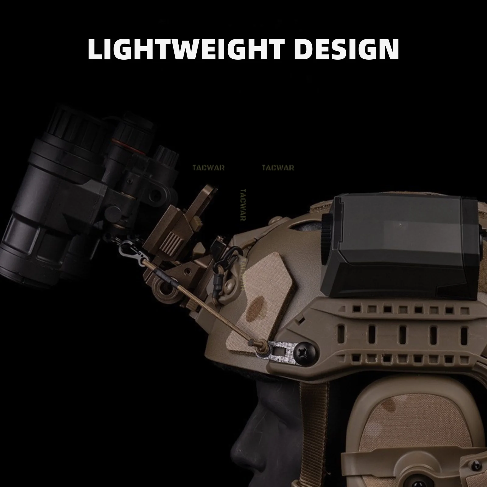 Cordón de retención NVG elástico para casco PVS14 PVS31 Airsoft - imagen 4