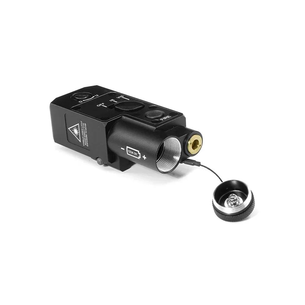 Láser táctico IR rojo verde mira láser Mini alcance láser 20mm montaje en riel Rifle de caza montaje compensado HK416 AR15 - imagen 4