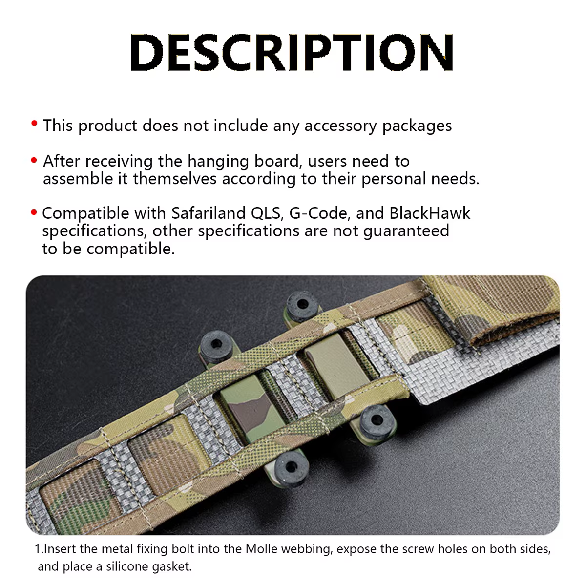 Adaptador modular para funda de pistola QLS piernera - imagen 5