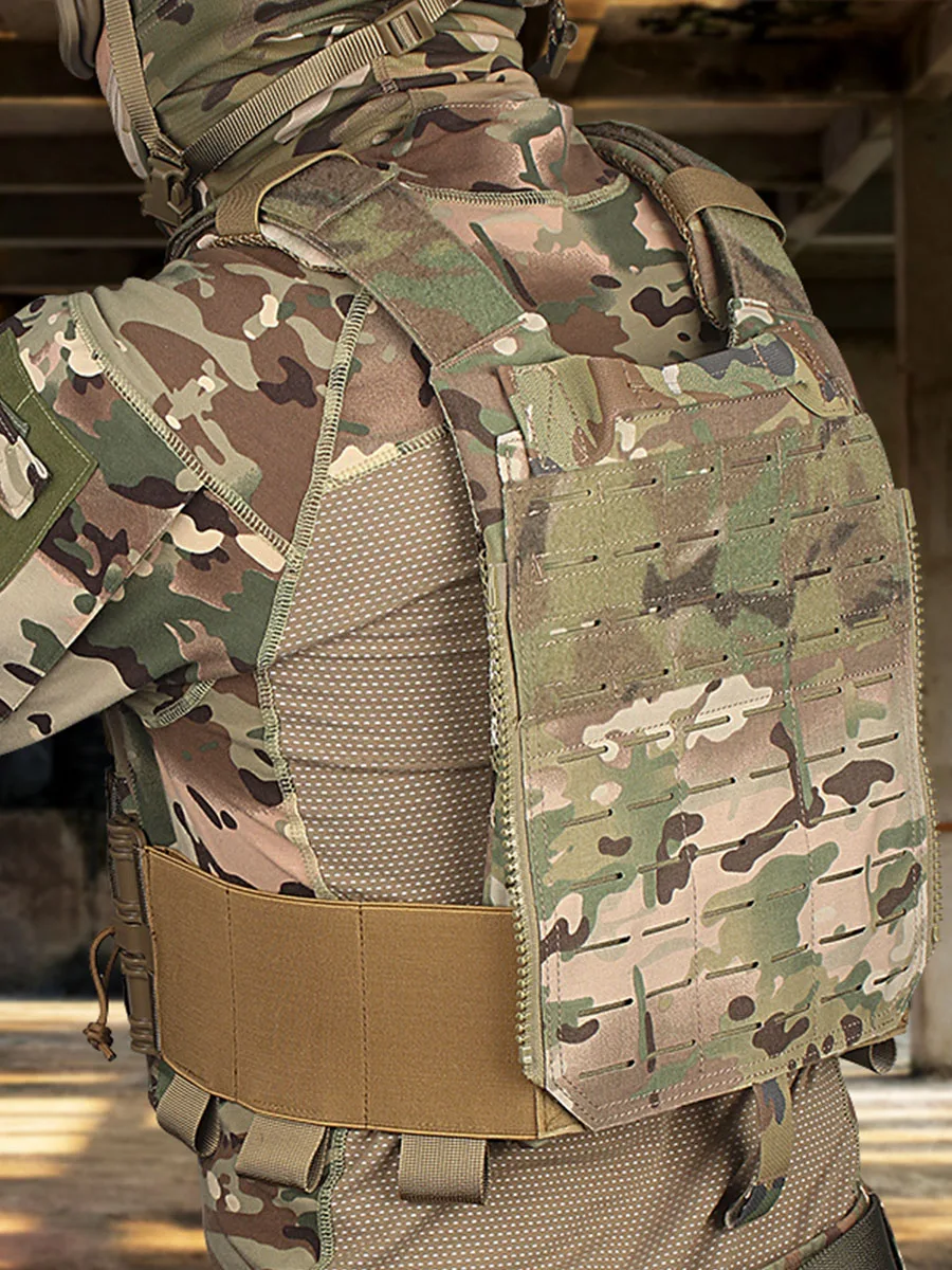 Kosibato Kit de hebilla de extracción táctica, sistema Molle, chaleco Cummerbund elástico, juego de liberación rápida para JPC, CPC, NCP - imagen 4