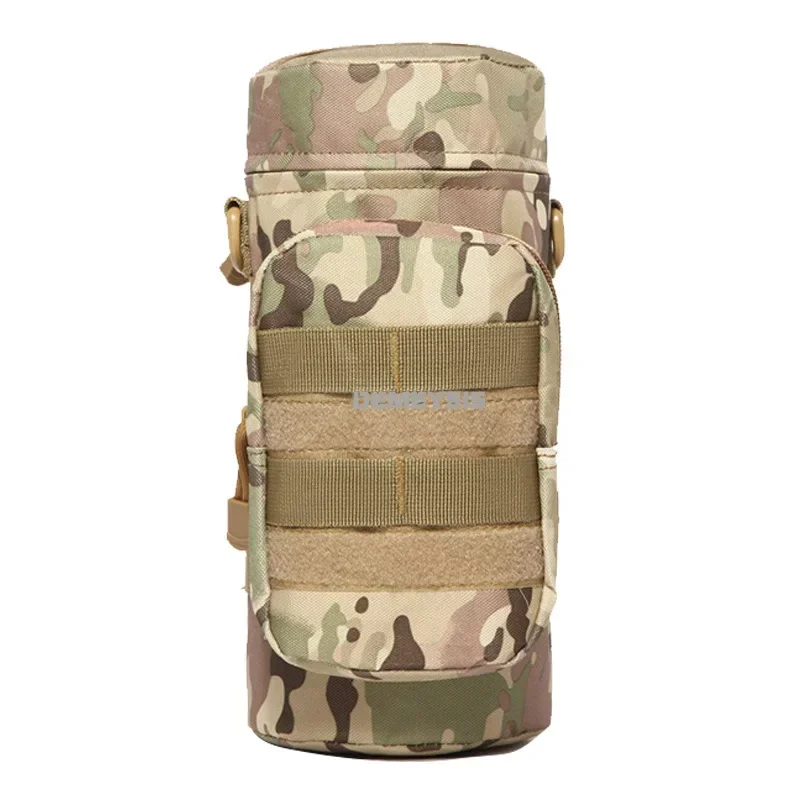 Bolsa de hervidor de agua para exteriores con correa para el hombro, bolsa táctica para Paintball, botella de agua deportiva, bolsa Molle portátil para caza - imagen 4