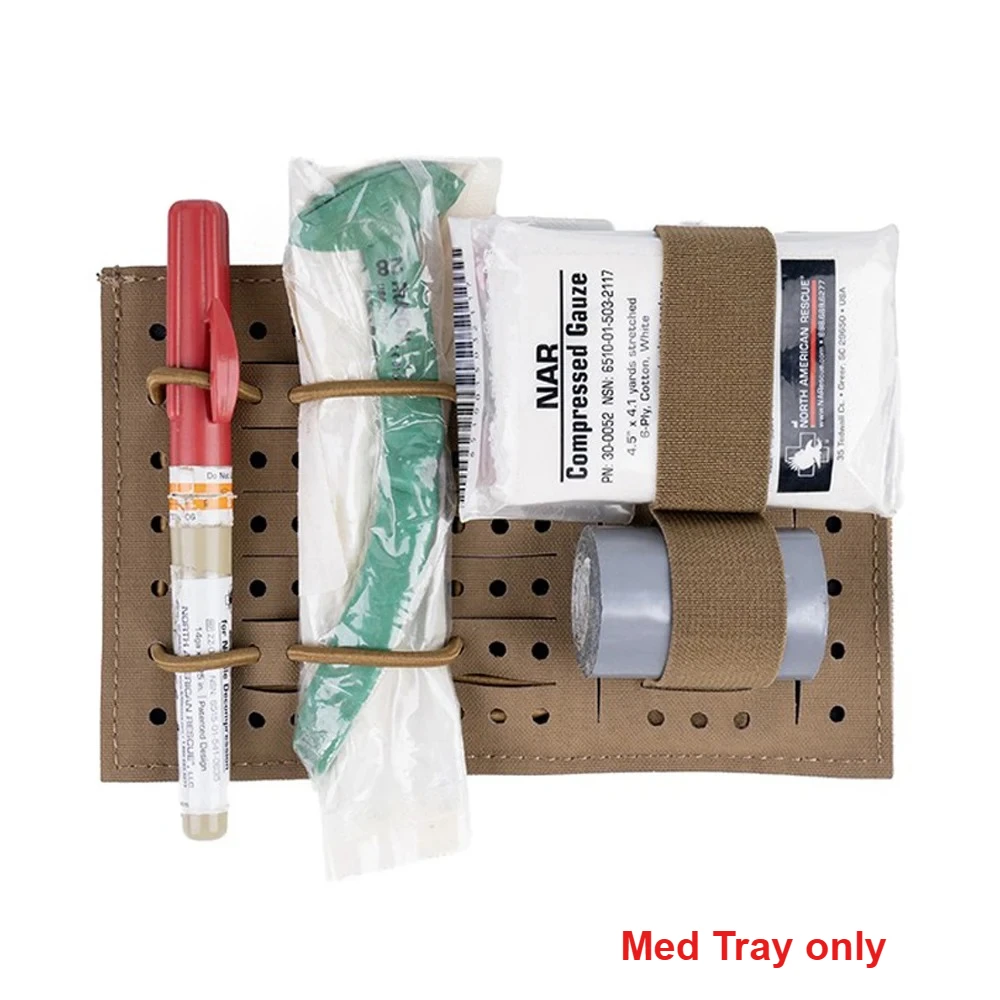 Inserto de bandeja organizadora táctica: panel de almacenamiento modular portátil para mochilas, bolsas de utilidad, equipo para acampar y hacer senderismo al aire libre