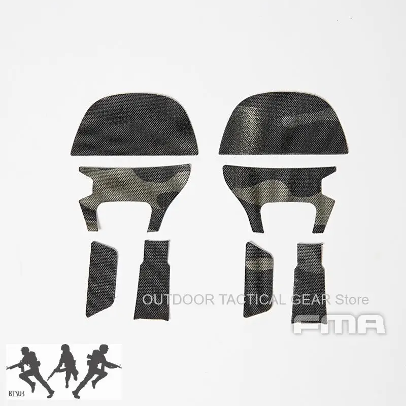 Pegatina FMA para FCS, pastilla táctica AMP, auriculares con reducción de ruido, pegatina de camuflaje MC/MCBK - imagen 2