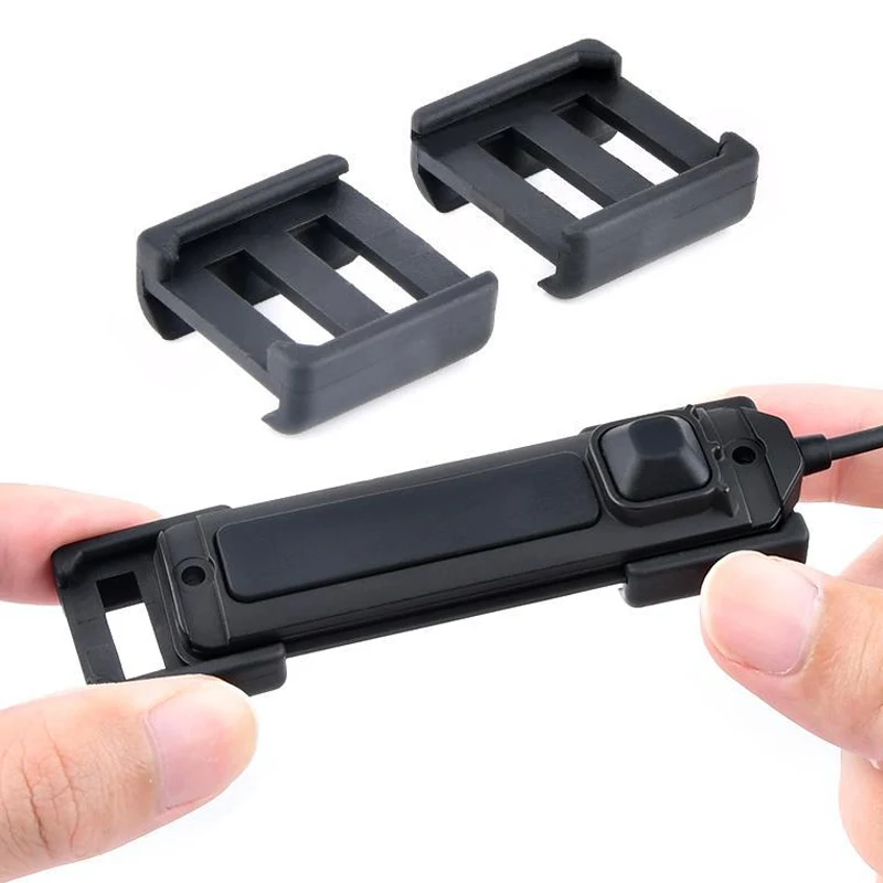 Panel de bolsillo de nailon ligero HL-X táctico, almohadilla de presión de PEQ-15, ranura para interruptor de linterna, gerenciador de cables de riel Picatinny de 21MM para caza - imagen 3