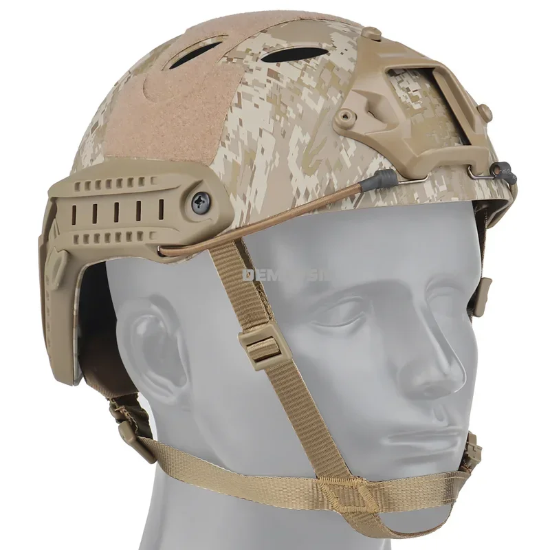 Casco táctico rápido tipo PJ Airsoft Paintball tiro cascos de juego de guerra CS juego combate cabeza equipo de protección - imagen 4