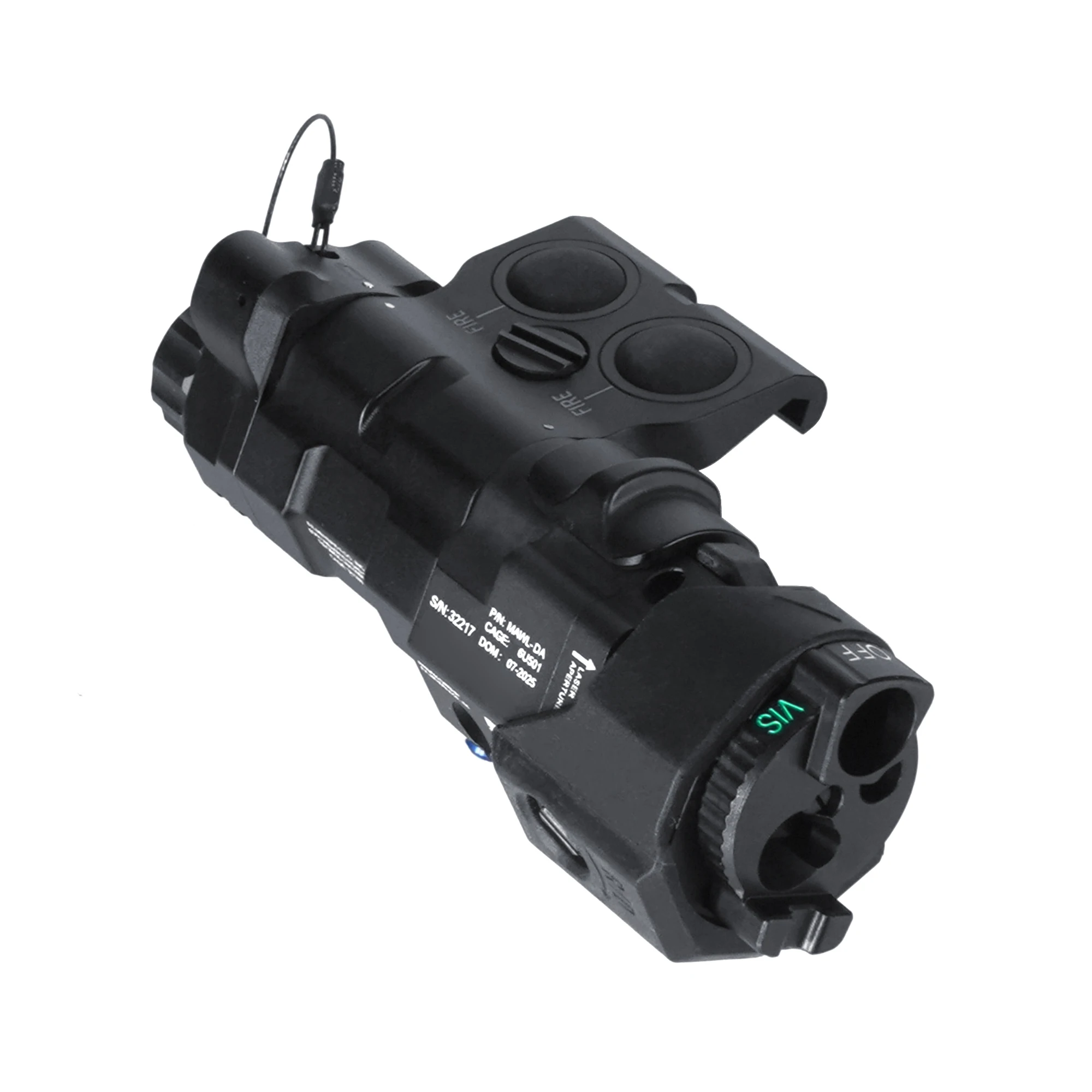 Nuevo dispositivo láser IR, iluminador láser de puntería MAWL-DA/MAWL CL + VSCEL/EEL de aluminio Shockpoof para Rifles reales 5,56, sujeta cero - imagen 2