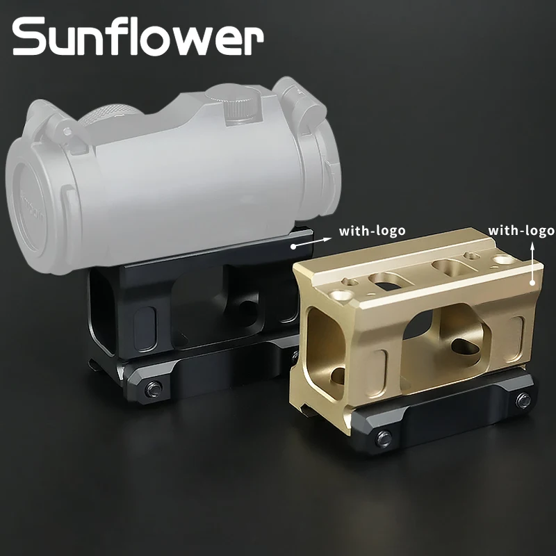 Soporte de puntería táctico Airsoft, versión que aumenta la altura, mira de punto rojo para caza, soporte de Metal para Base de seguridad de riel de 20MM - imagen 4