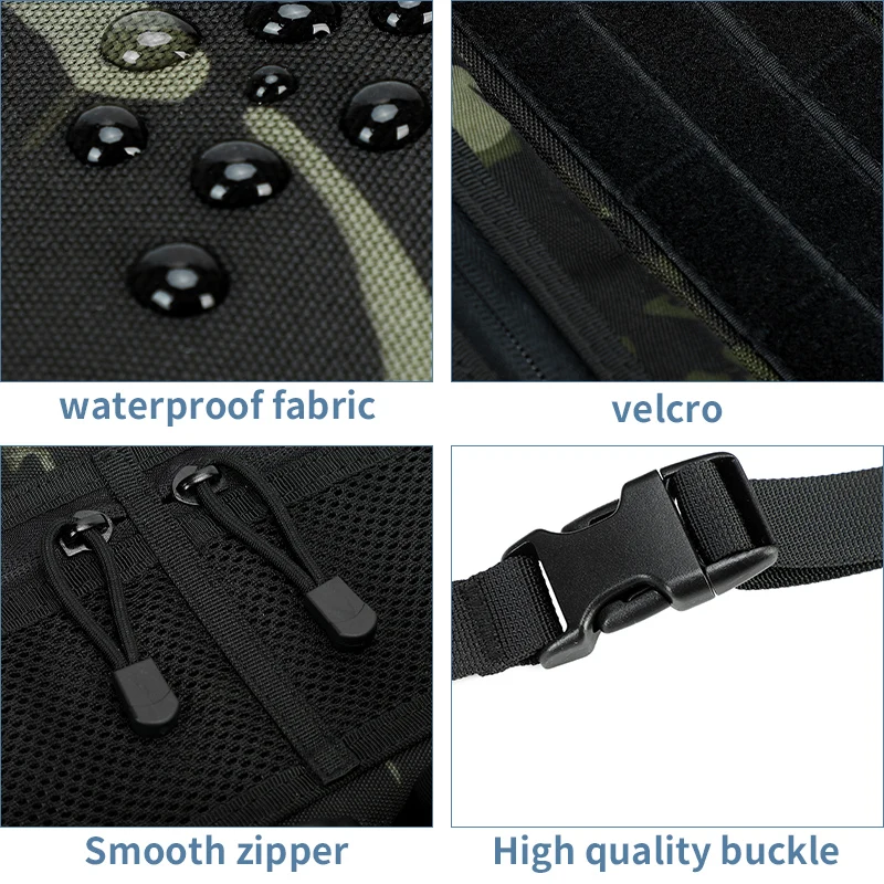 Organizador multifuncional para coche, bolsa colgante de almacenamiento de camuflaje, bolsa de almacenamiento para respaldo de asiento, accesorios interiores, 1 unidad - imagen 5