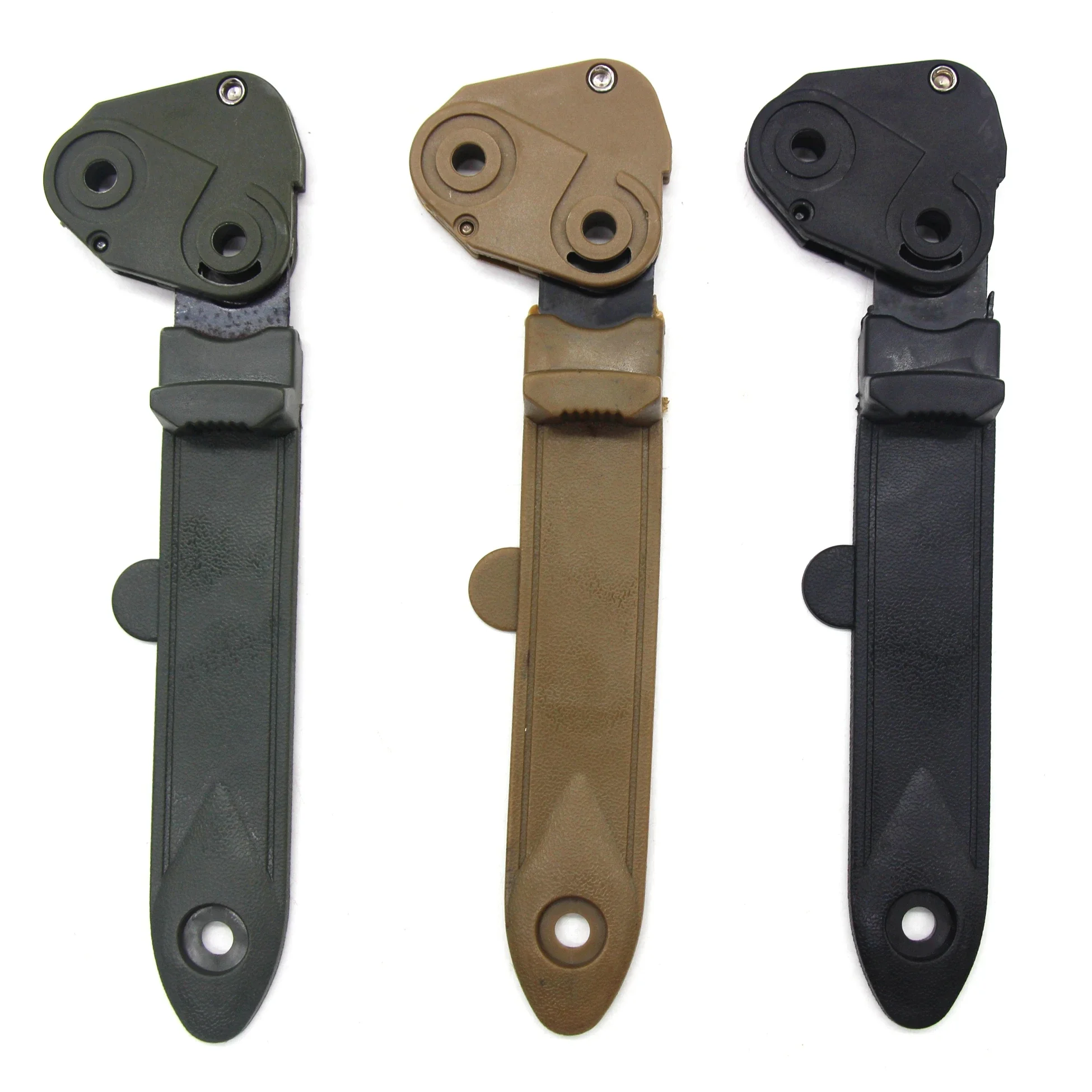 Funda táctica para pistola de cintura, sistema adaptador de bloqueo de hebilla de arco de seguridad para G17 19 Beretta M9 1911, botón de funda para cinturón de pistola - imagen 4