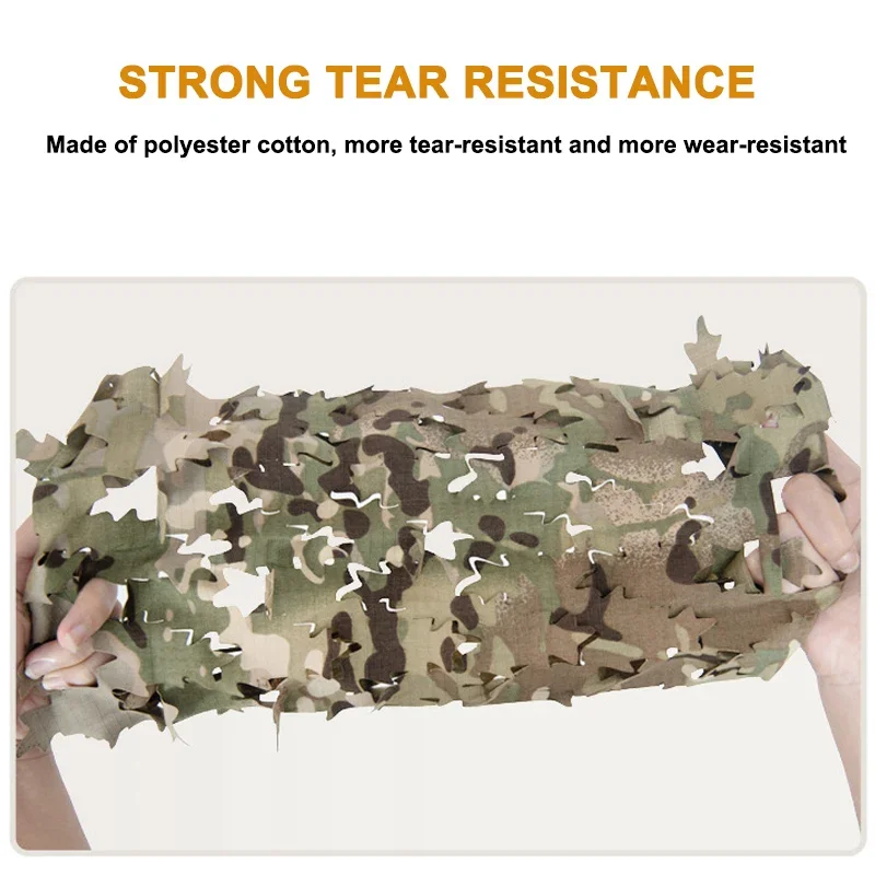Cubierta de casco Airsoft hoja láser camuflaje 3D malla