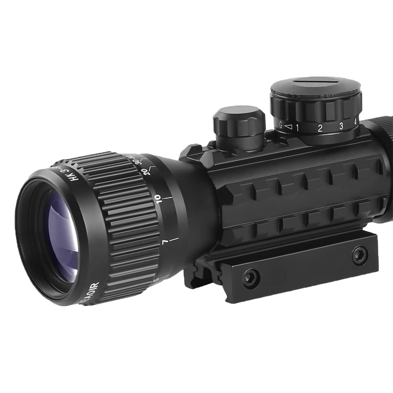 HK 3-9X32AOIR táctico rojo verde Cruz caza táctica óptica mira telescópica Airsoft accesorios colimador vista 20mm montaje en riel - imagen 4