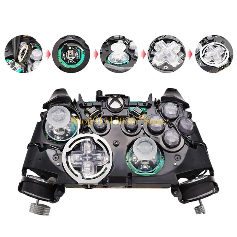 Tablero emisor luz LED modificado J1HC DIY para Joystick controlador juego S - imagen 2