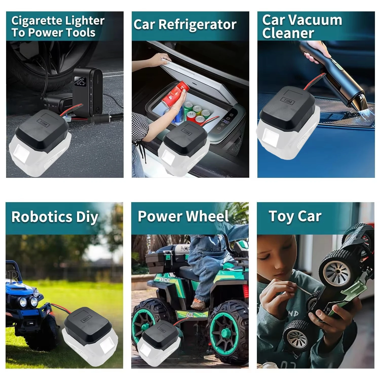 Conector de Cable de batería DIY para Makita18V Li-ion adaptador de salida de batería BL1830 BL1840 BL1850 para taladros eléctricos de alta calidad - imagen 5