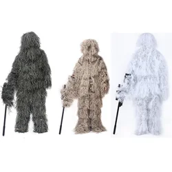 Traje Ghillie táctico camuflaje jungla para hombre y niño