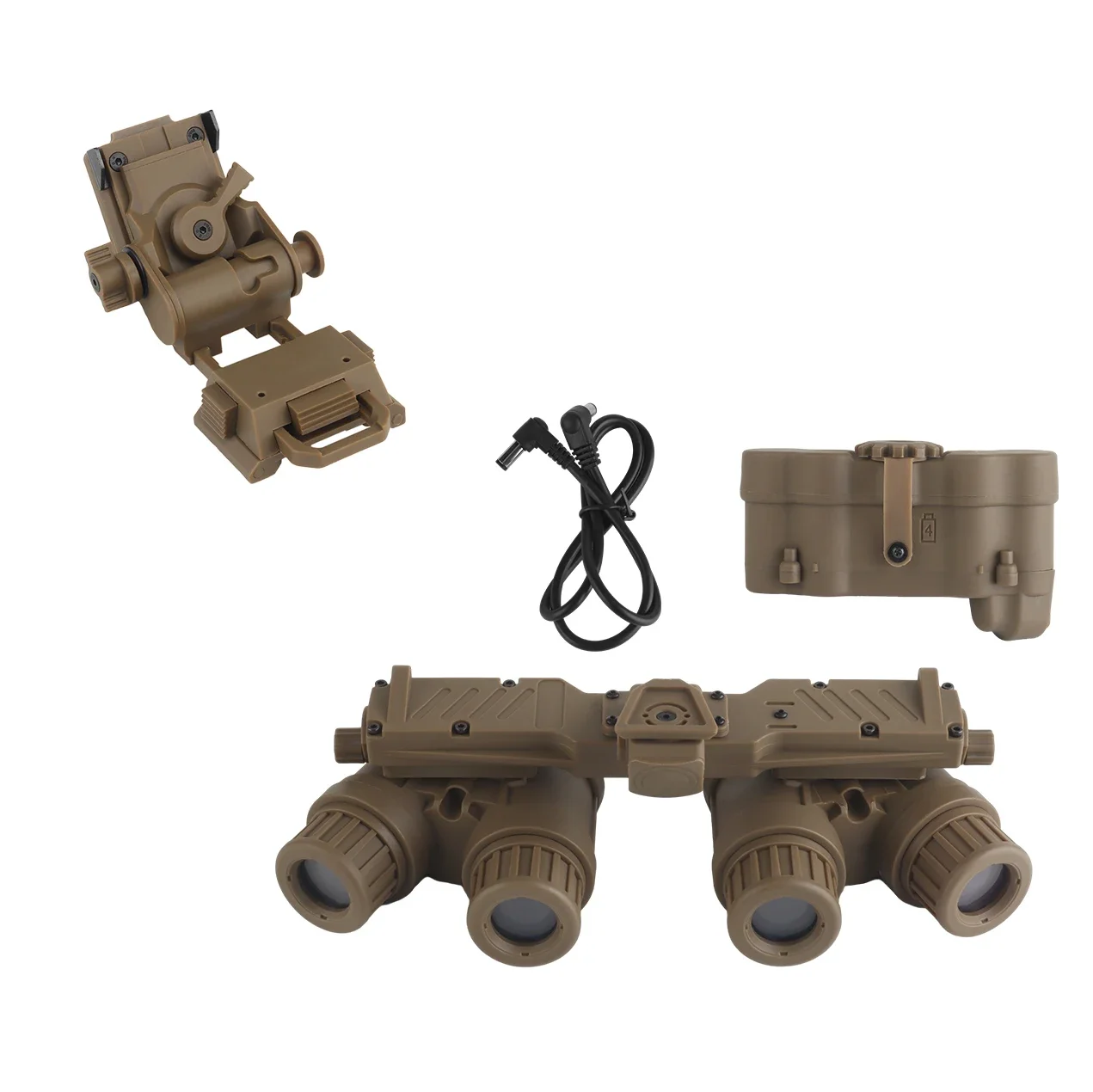 Casco táctico GPNVG 18 Gafas de visión nocturna Modelo NVG + Soporte de nailon L4G24 - imagen 2