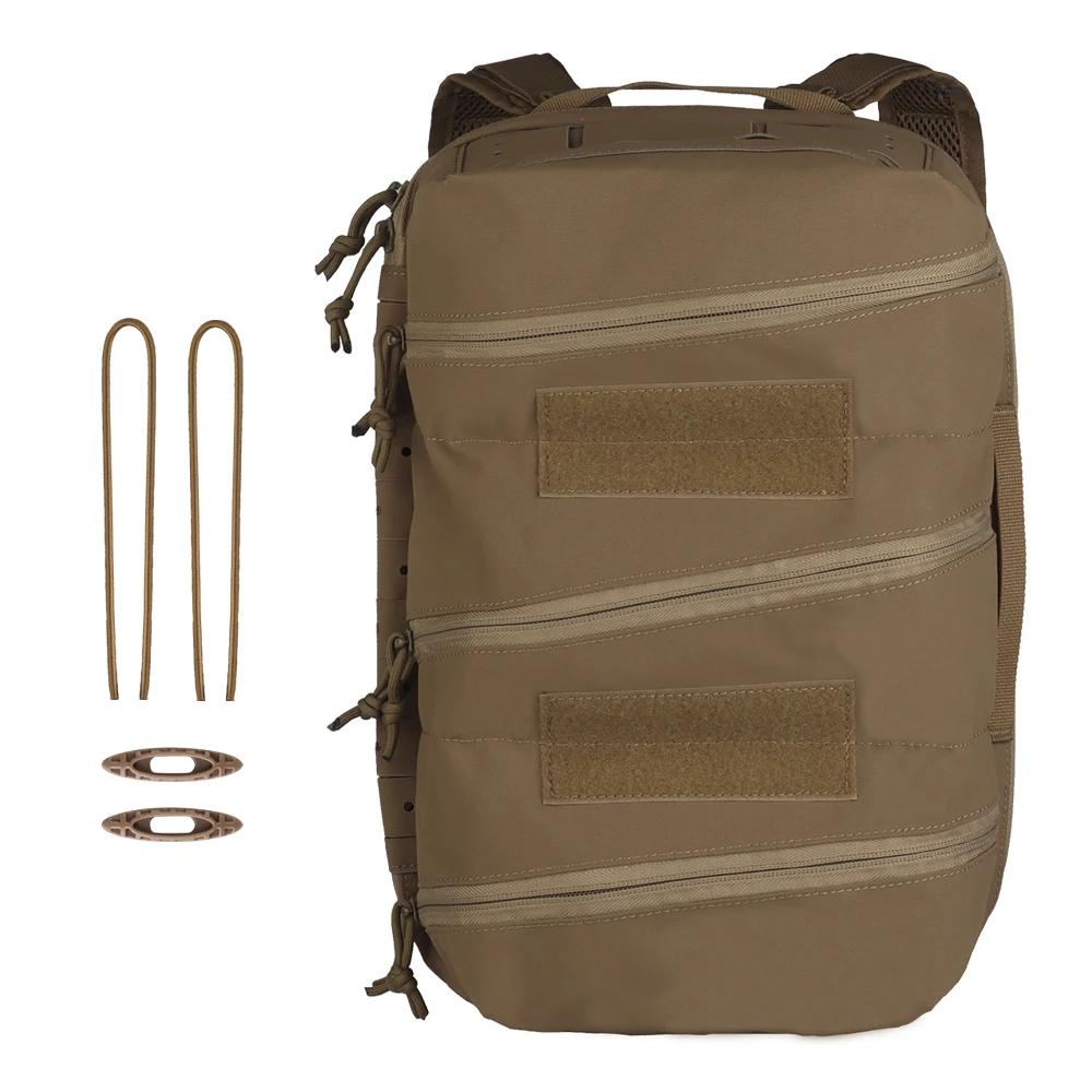 Bolsa de almacenamiento de herramientas para deportes al aire libre de gran capacidad, bolsa de viaje de camuflaje para acampar, mochila táctica Molle Cordura