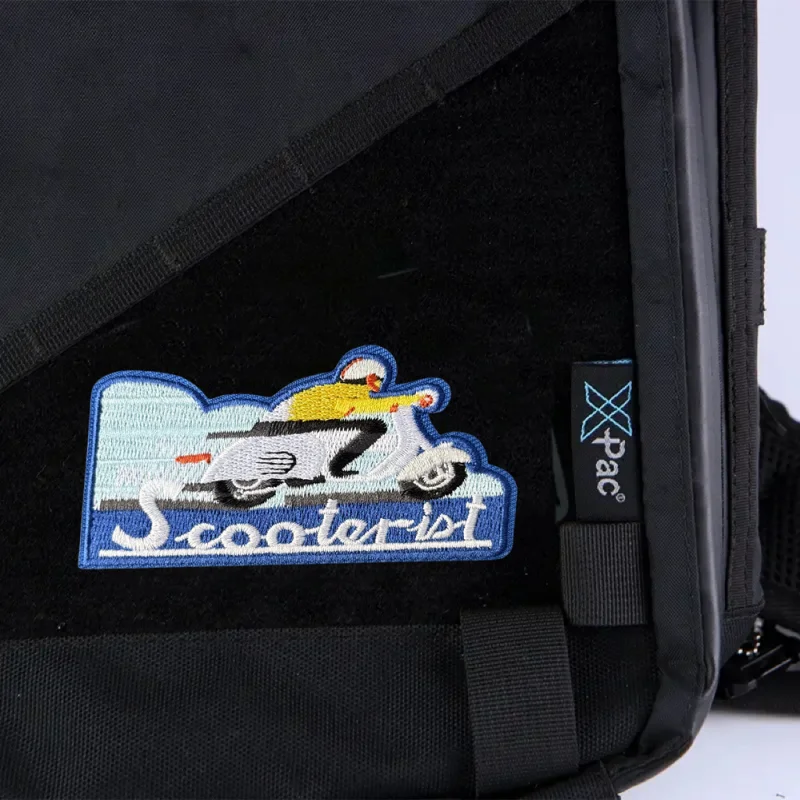 Parche para ciclista de patinete, insignia de moral táctica, gancho bordado y bucle, mochila, ropa, accesorios decorativos, pegatina, brazalete - imagen 5