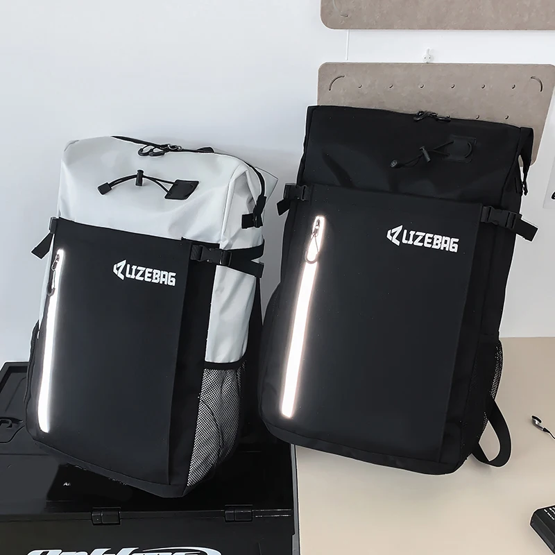 Mochila para raquetas de bádminton y tenis al aire libre, entrenamiento deportivo, senderismo, Camping, gimnasio, Fitness, zapatos reflectantes, bolsa de viaje grande - imagen 3