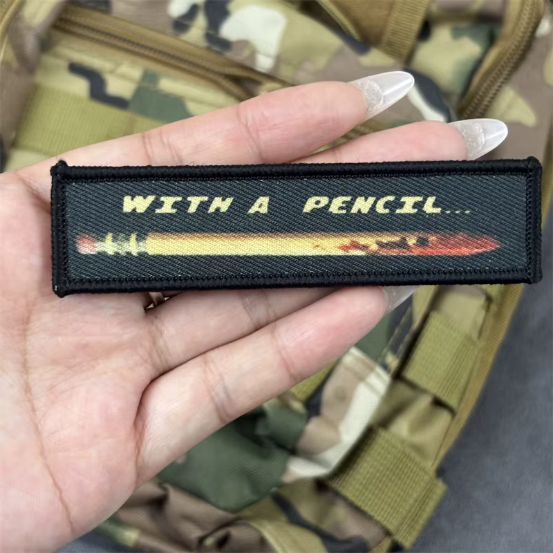 Parche táctico impreso Bullet – Insignia de moral con gancho - imagen 5