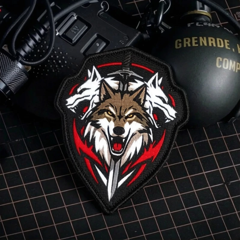 Parche táctico animal estampado – insignia moral con gancho y bucle - imagen 4