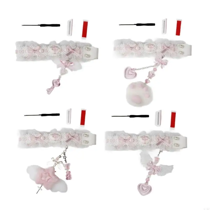 Cinta teclado encaje con correa para teclado adhesivo con botón Adhesivo con correa para botón para facilitar - imagen 2