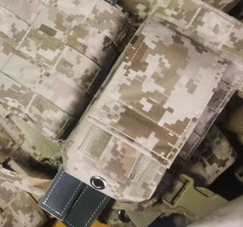 Bolsa táctica para colgar en el pecho, bolsa de humo de color AOR1, bolsa de accesorios tácticos MOLLE de nailon 500d, bolsa varios - imagen 3