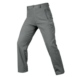 Pantalones tácticos softshell camuflaje piel de tiburón invierno