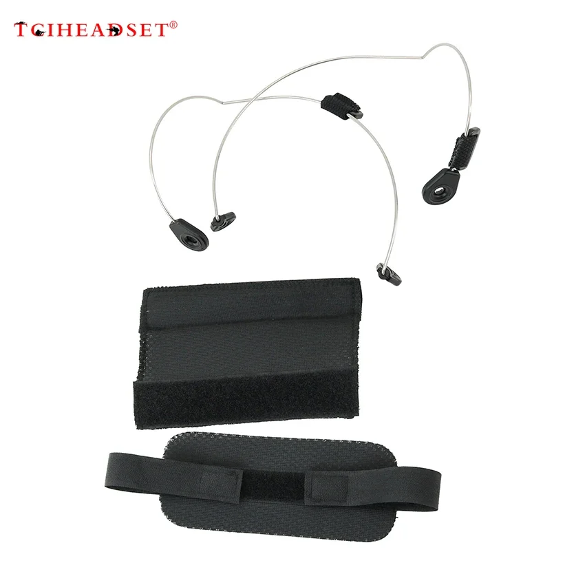 Kit de accesorios de diadema de repuesto para auriculares de tiro de caza táctico, Compatible con bomber - imagen 4