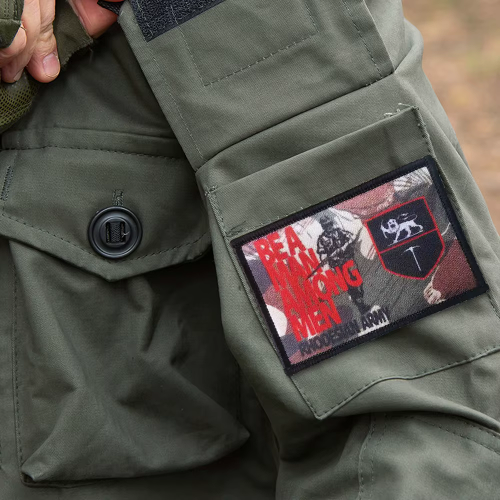 Parche táctico Rhodesian velcro – Be A Man Among Men