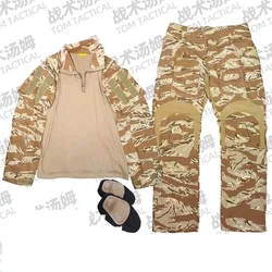 Guerrera táctica desert transpirable con protecciones GEN3