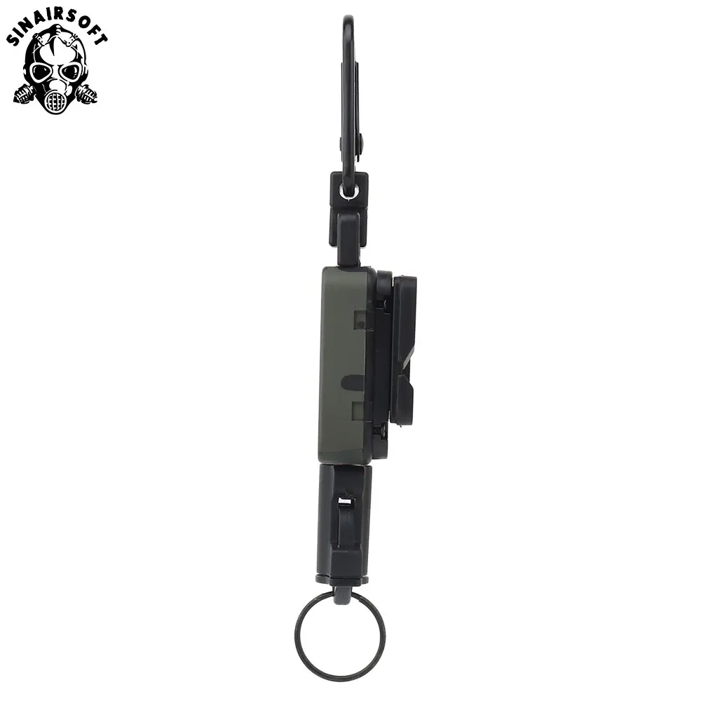 Llavero táctico antirrobo con hebilla colgante telescópica, abrazadera de correa de cuerda segura para exteriores, accesorios de gancho EDC para acampar y senderismo - imagen 5