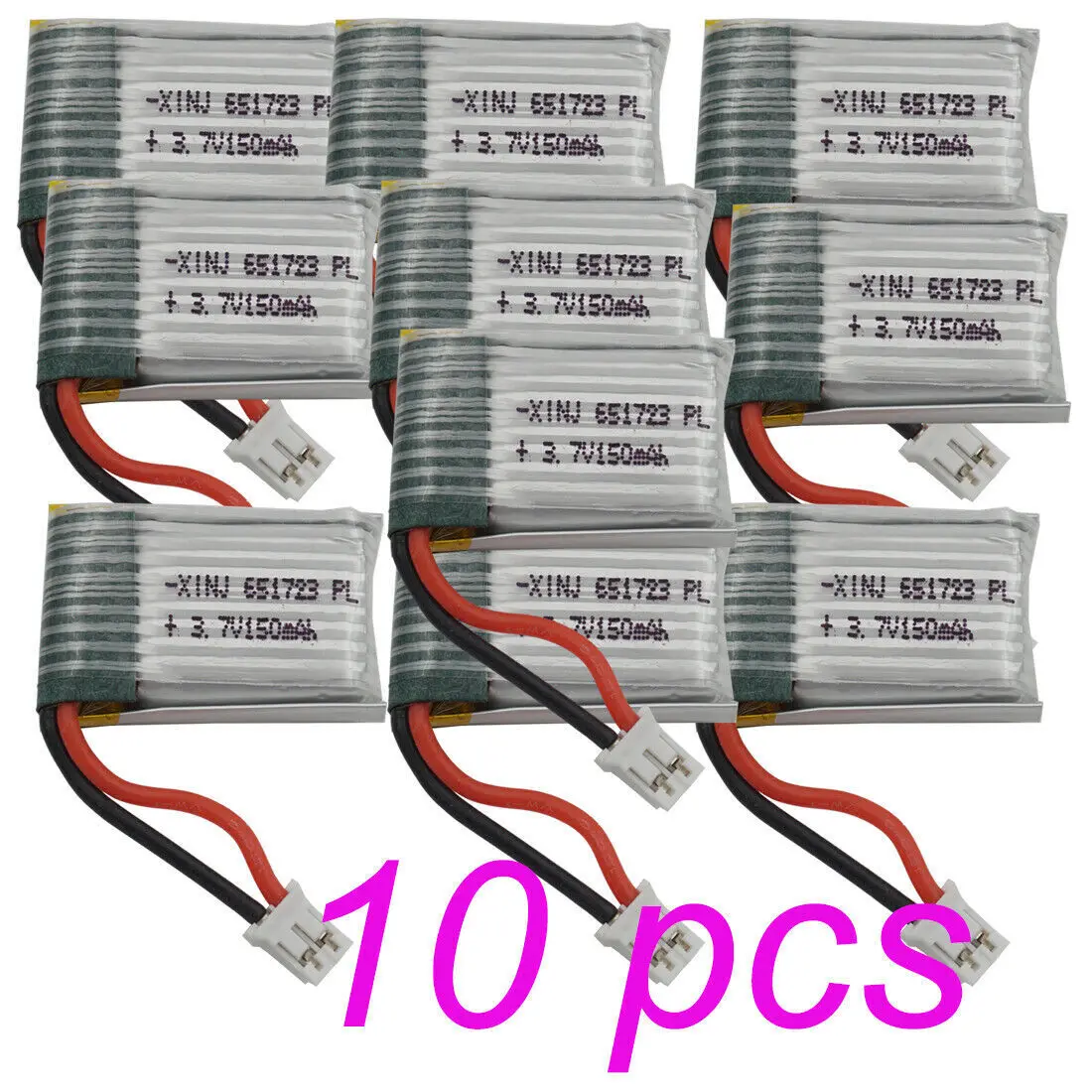 10Pcs battery
