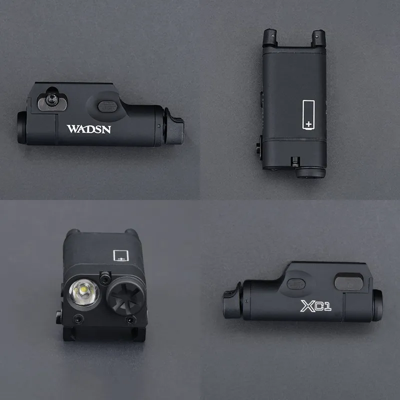 WADSN Airsoft XC1 pistola táctica de Metal CNC, linterna colgante LED GLOCK G17 G19, arma de caza, luz de explorador, ajuste de riel de 20mm - imagen 3