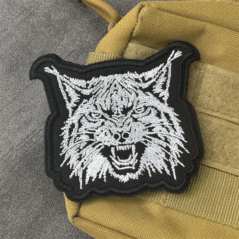 Parche bordado de oso militar, parche con gancho, insignia de moral táctica, parches, pegatina para mochila, brazalete de ropa - imagen 3