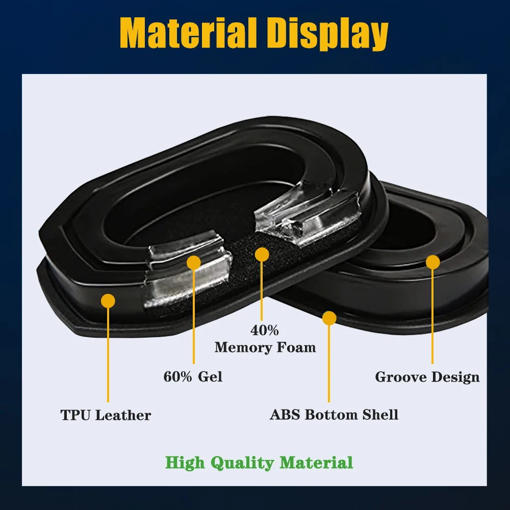 Almohadillas de Gel de silicona adecuadas para caminantes, maquinilla de afeitar, Razor Digital, Razor Bluetooth, orejeras Razor XTRM, XCEL, XCEL BT + AGT FIRE - imagen 3