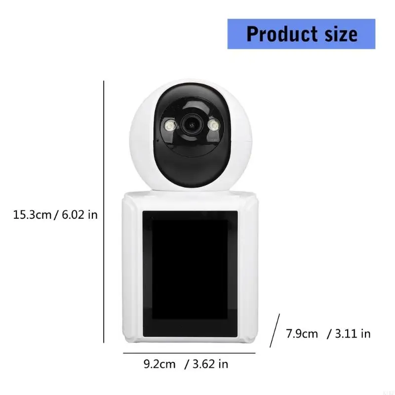 Monitor de vídeo inalámbrico Buildo con pantalla para cámara seguridad - imagen 5