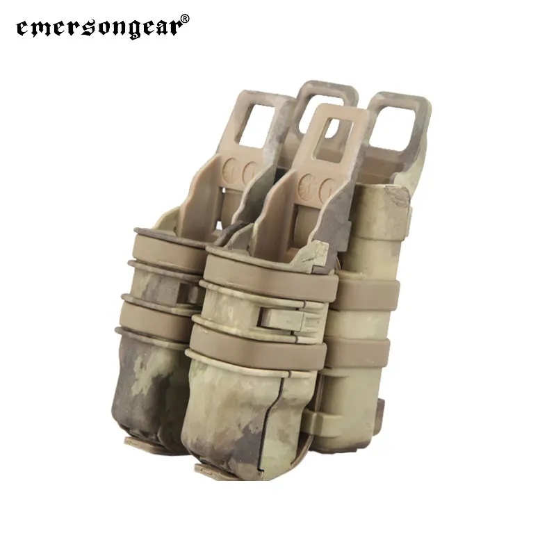 Emersongear táctico Fast-Mag Rifle pistola revista bolsa Mag titular bolsa Airsoft caza al aire libre senderismo deporte tiro Nylon - imagen 3