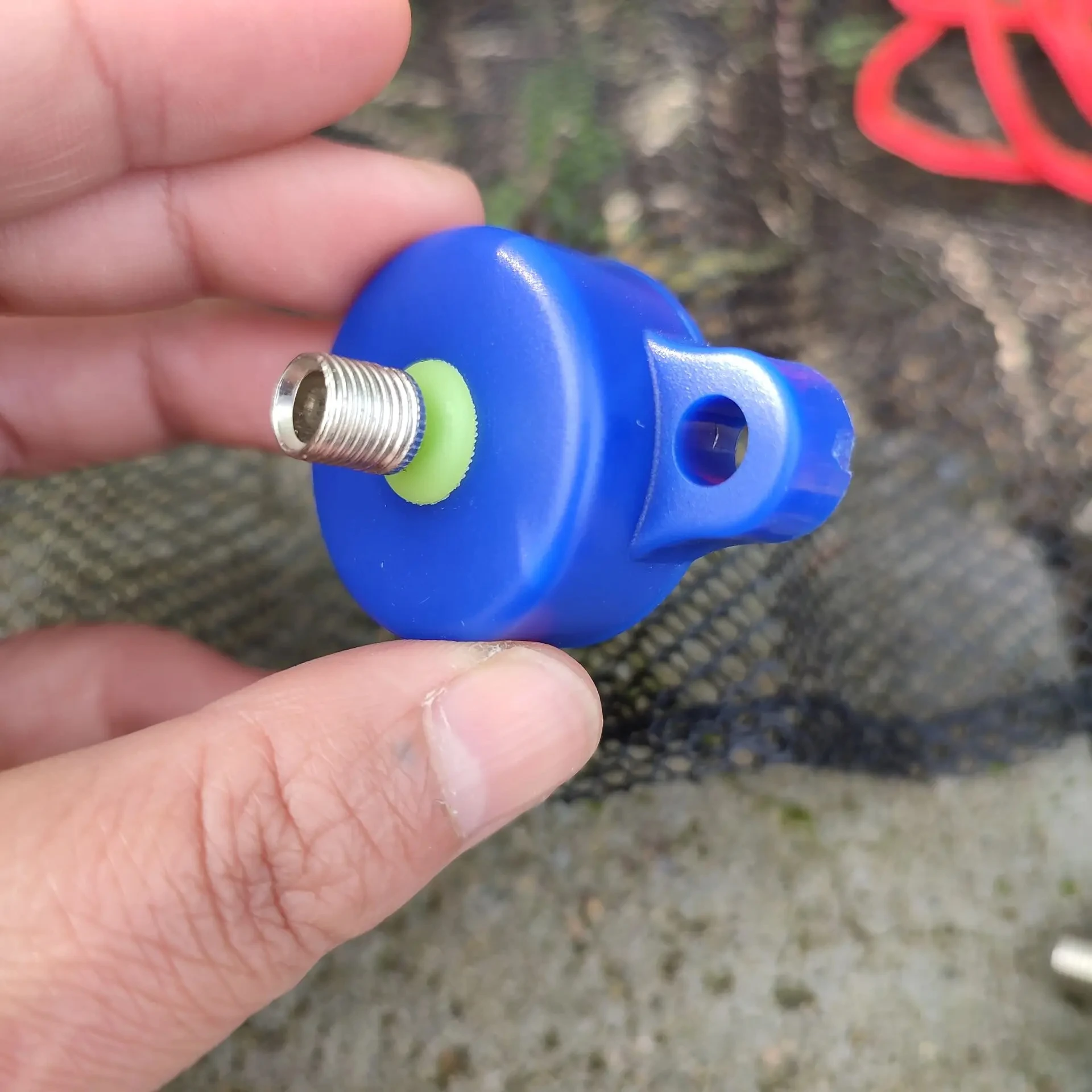 10 Uds. Tapas de botellas de silicona de alta presión inflador de tiro colgante portátil al aire libre para entrenamiento - imagen 5