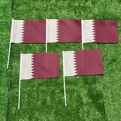 Bandera oficial de Qatar con mástil – Decoración hogar y exterior