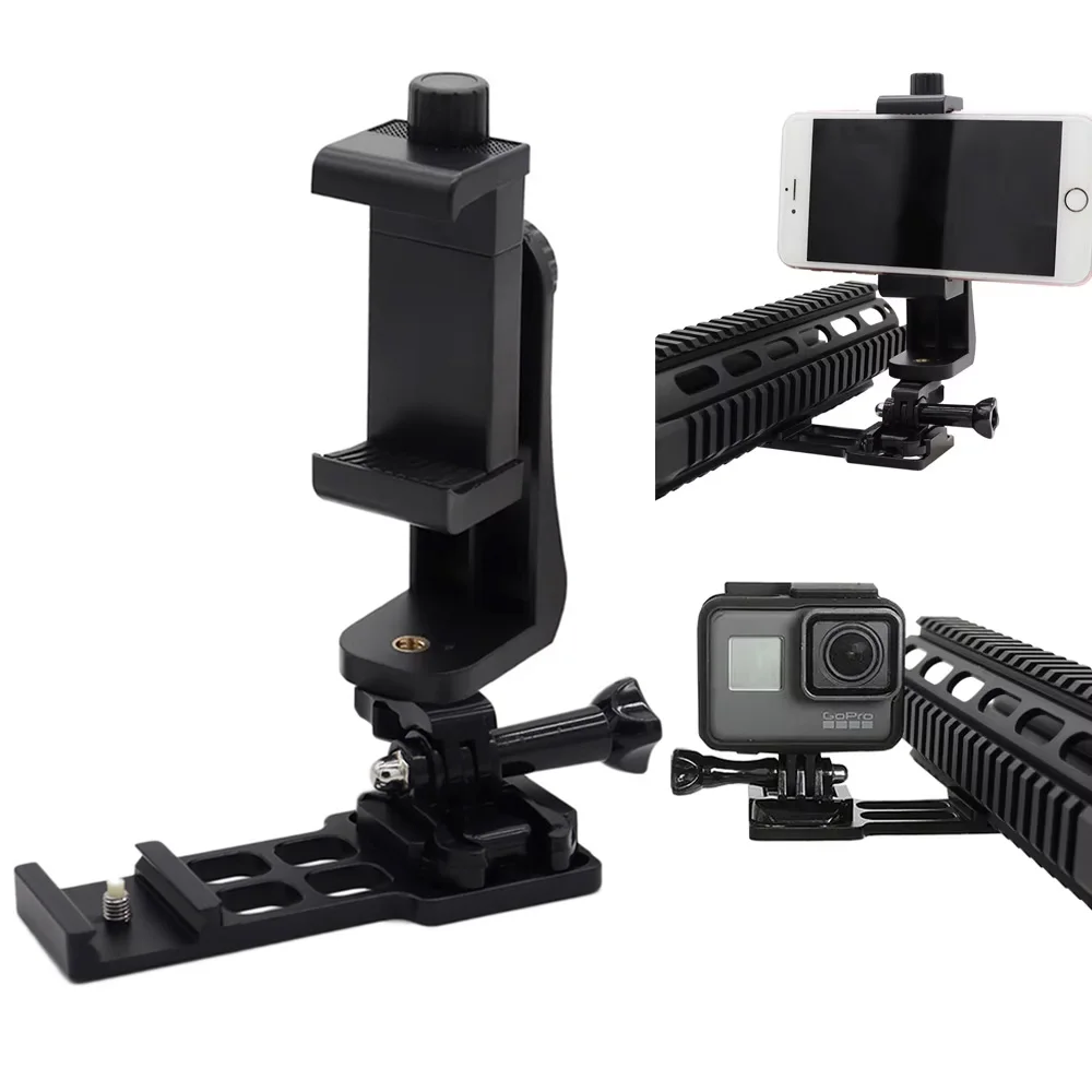 Soporte teléfono Airsoft con riel Picatinny – Montaje iPhone GoPro - imagen 5