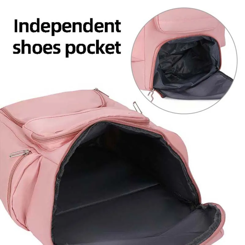 Mochila de escalada con bolsillo para zapatos, bolsa de viaje para deportes al aire libre, Camping, desplazamientos, mochila grande para viaje de negocios de corta distancia - imagen 4