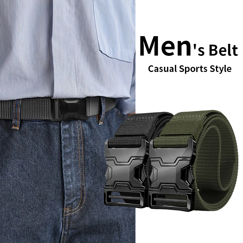 Cinturón multifunción para hombre, cinturón multifunción para exteriores, lona de alta calidad para nailon, cinturones de lujo para hombre, cinturón vaquero deportivo para mujer, cinturones neutros