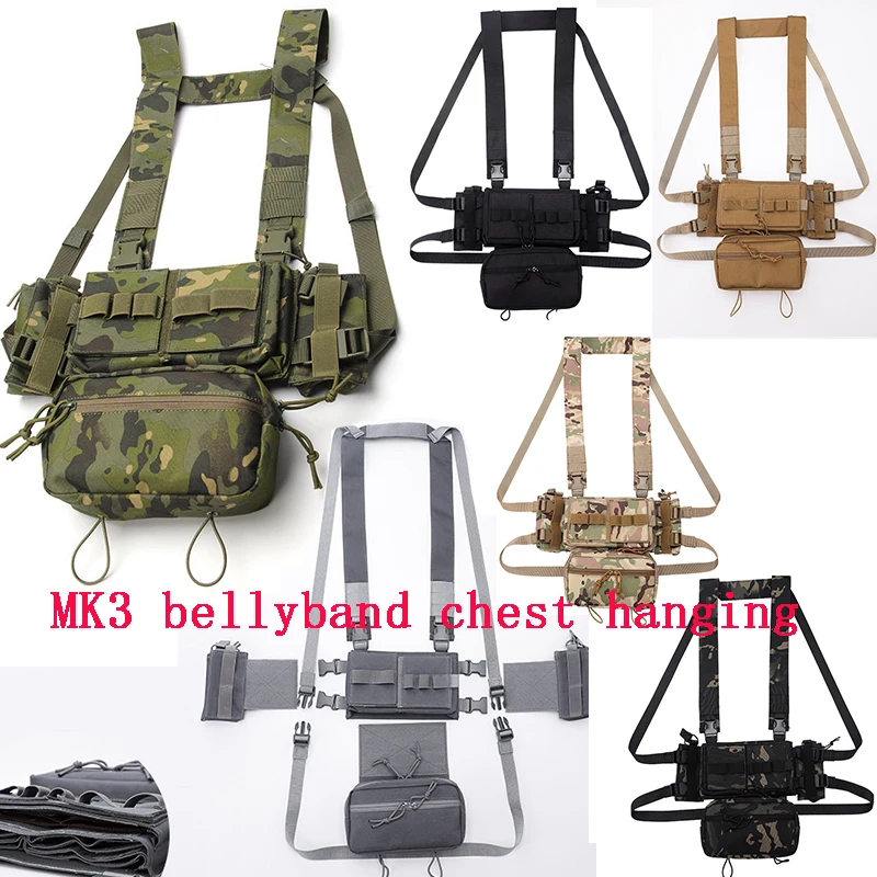 Molle al aire libre multifuncional pecho colgar multifuncional CS campo hombro MK3 vientre pecho colgar